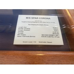 M/S SPAR CORONA skipsmodell 