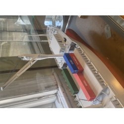 M/s SAN JUANN, Ivaran rederi, skipsmodell i glassmonter