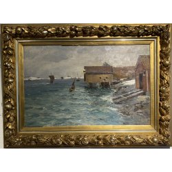 Even Ulving (1863-1952) "Handelsted fra Nord Norge"