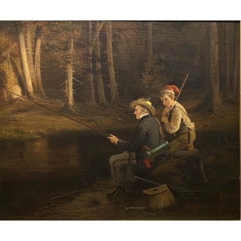Carl Lorch (1829-1882) "Jakt og fluefiske"