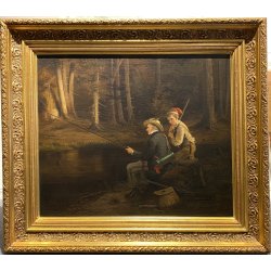 Carl Lorch (1829-1882) "Jakt og fluefiske"