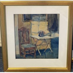 Jacob Smme (1862-1940) "Interir fra Bergersborg"