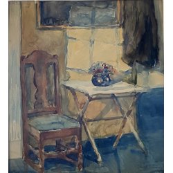 Jacob Smme (1862-1940) "Interir fra Bergersborg"