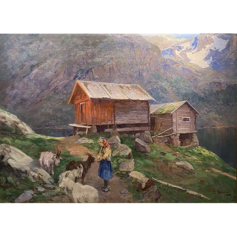 Even Ulving (1863-1952) "Fra Romsdalen"