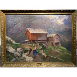 Even Ulving (1863-1952) "Fra Romsdalen"