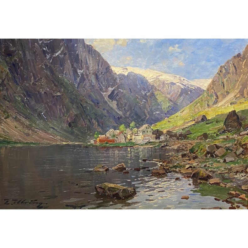 Even Ulving (1863-1952) "Fra Gudvangen"