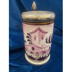 Drikkekrus med s�lvlokk