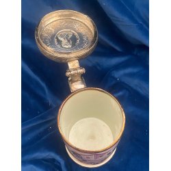 Drikkekrus med s�lvlokk